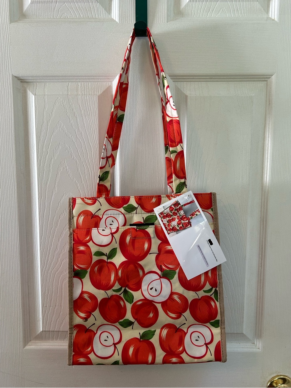 NWT Apple Tote Bag - Market Bag - Fall Fruit Tote